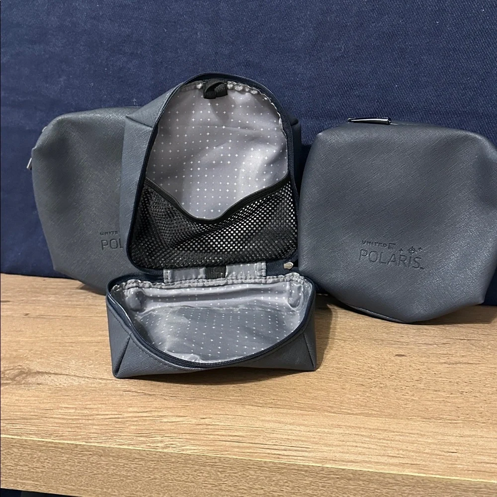 3 United Polaris Travel Cases in Dark Navy - Picture 2 of 4